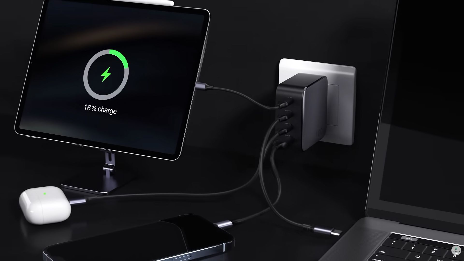 Ugreen’s 100W 4-port GaN charger drops 27% today — get 100W of power and four ports for just $39.98