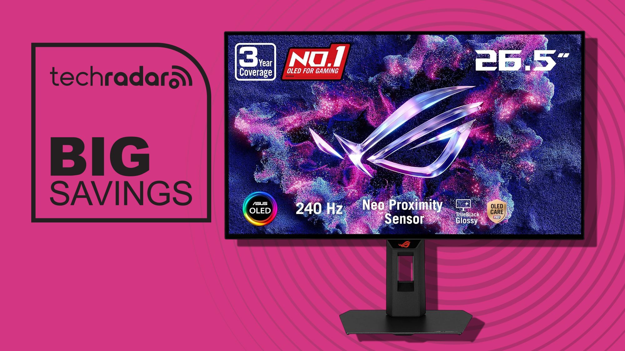 This 27-inch Asus OLED monitor brings 99% DCI-P3 color down to $384