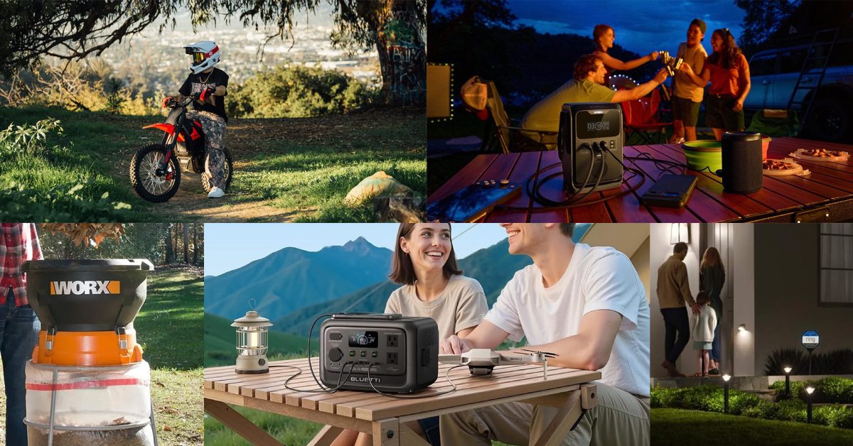 Yozma IN 10 Pro electric dirt bike exclusive low ($700 off), EcoFlow + Bluetti 192Wh and 288Wh power stations, Worx mulcher, more