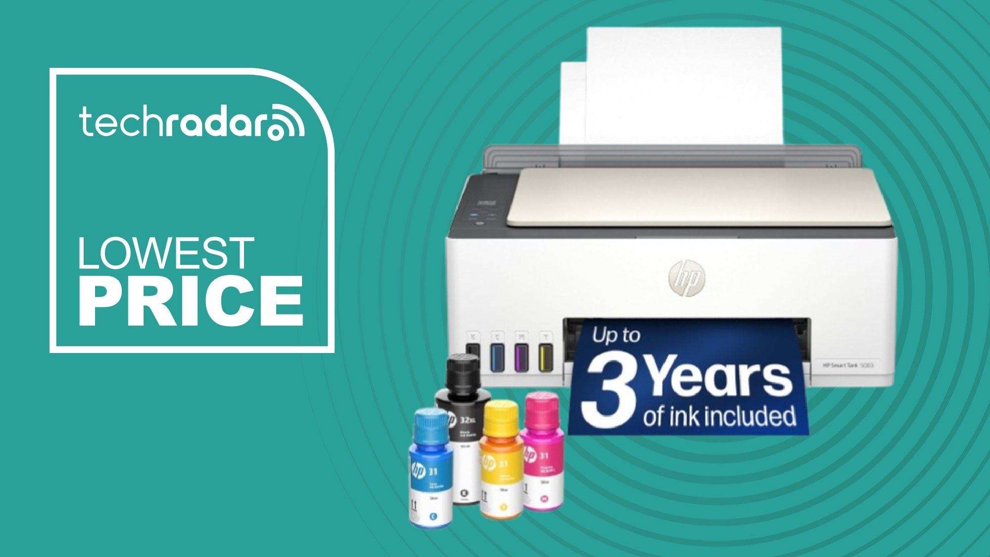 HP’s cartridge-free printer hits record-low $150 with free ink