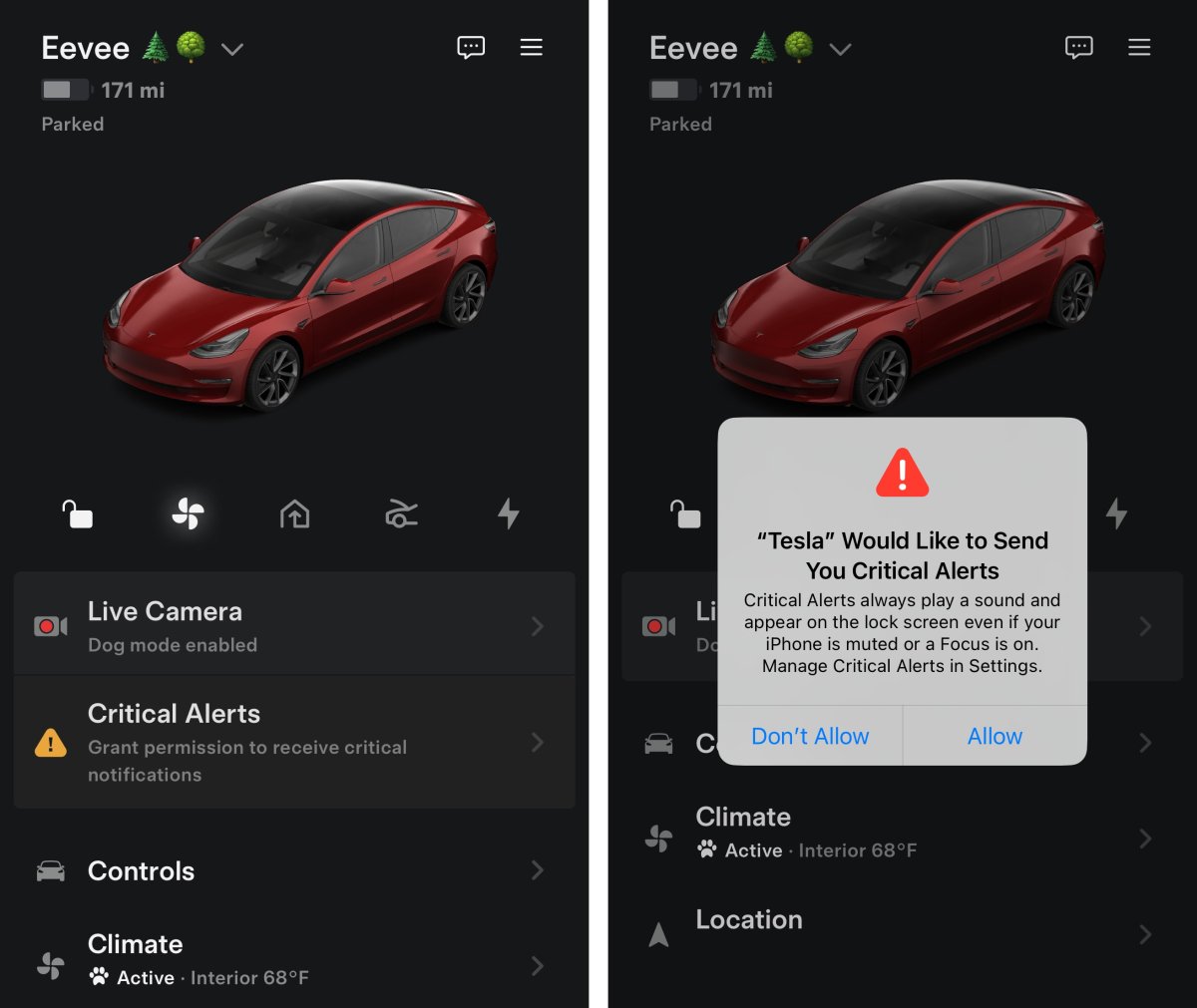 Tesla App Update 4.37.1 Release Notes