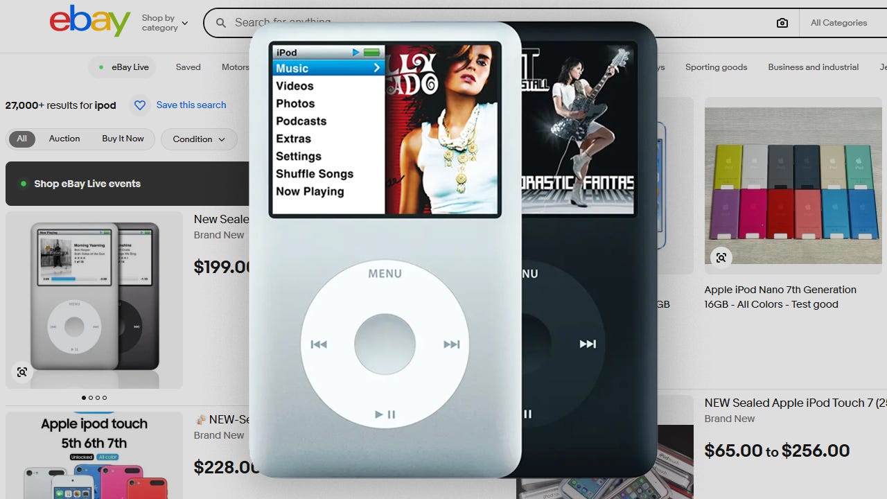 25 Years After Its Reveal, Apple’s iPod Sparks a Retro Tech Revival as eBay Shoppers Still Search for the Iconic Device “Every Two Seconds” Worldwide