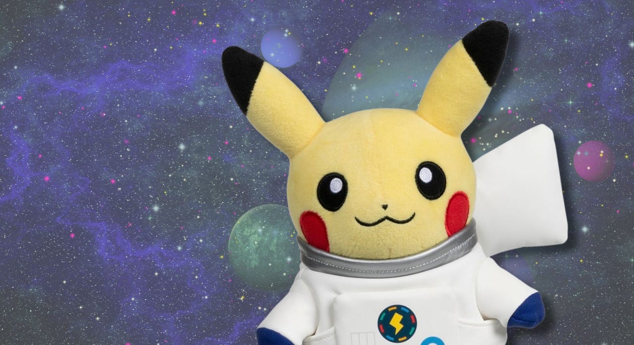 The Pokemon Center’s New Space-Themed Collection Includes the Astronaut Pikachu Plush That Spent 67 Days in Orbit