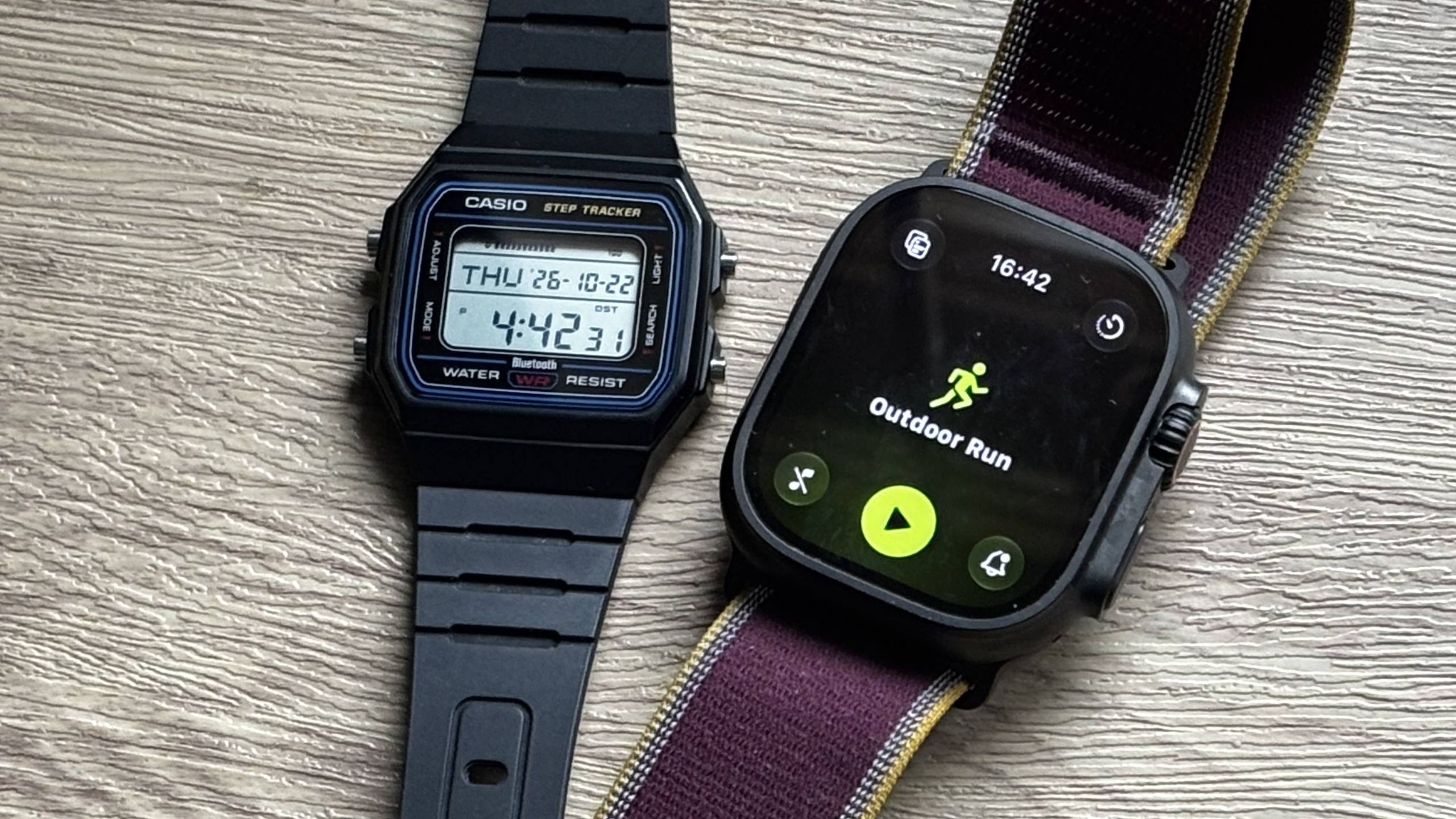It’s not a joke — the viral Casio F-B100W Bluetooth step tracking watch is incredibly accurate, even compared to an Apple Watch Ultra 4