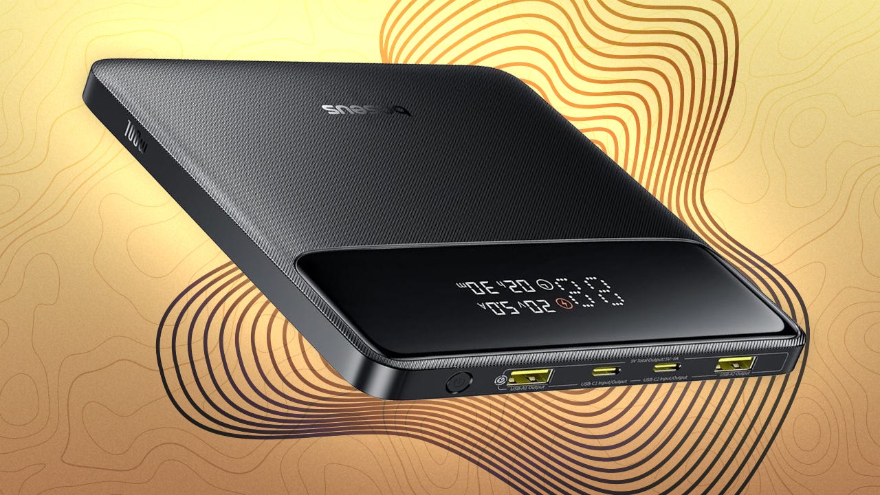 The Ultra-Slim Baseus Blade 20,000mAh 100W Power Bank for Laptops and Handheld Gaming PCs Drops to Just $39.49 Ahead of Black Friday
