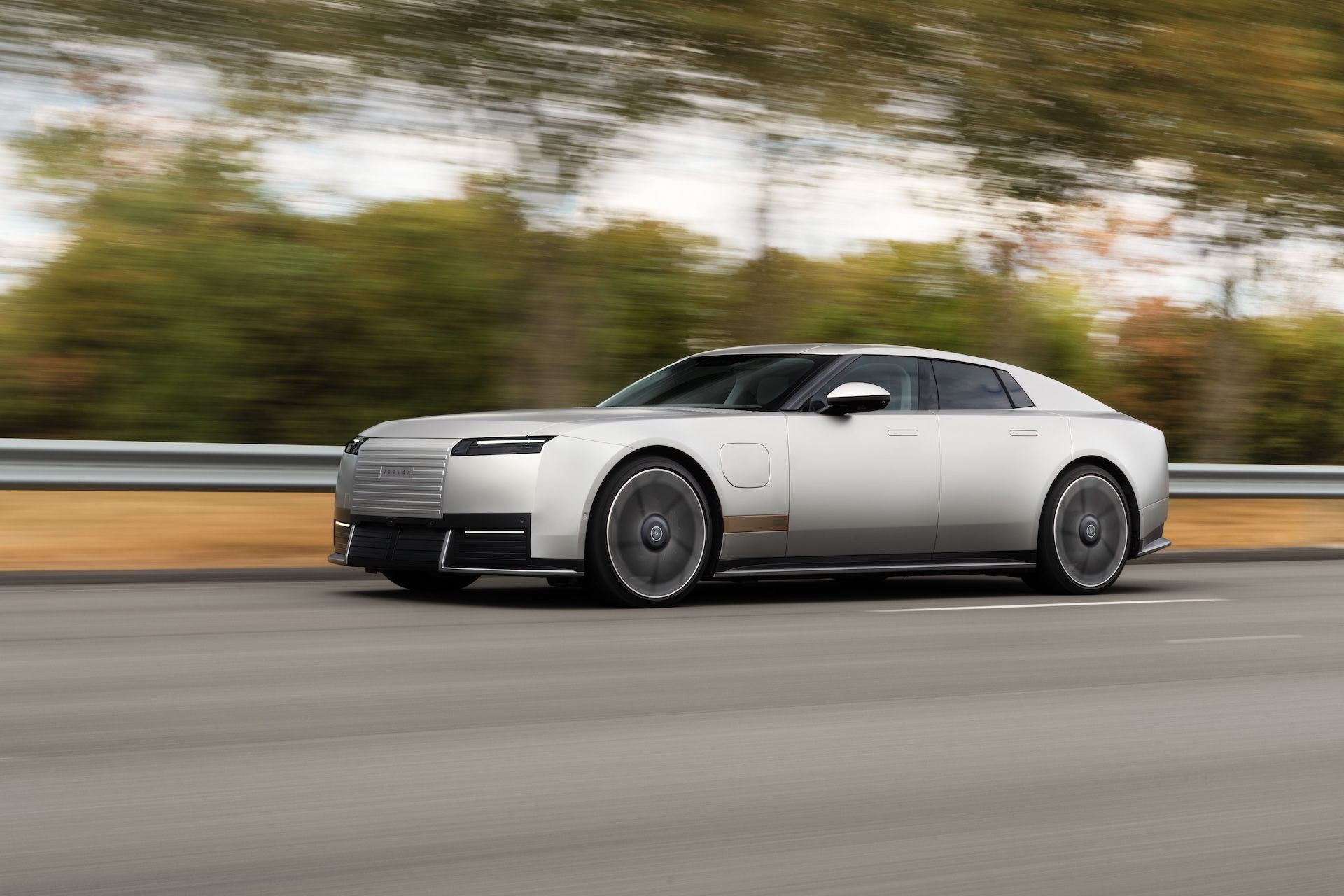 I really want Jaguar’s new Type 01 to succeed — but the $130,000 EV looks worryingly like a Miami Pink elephant