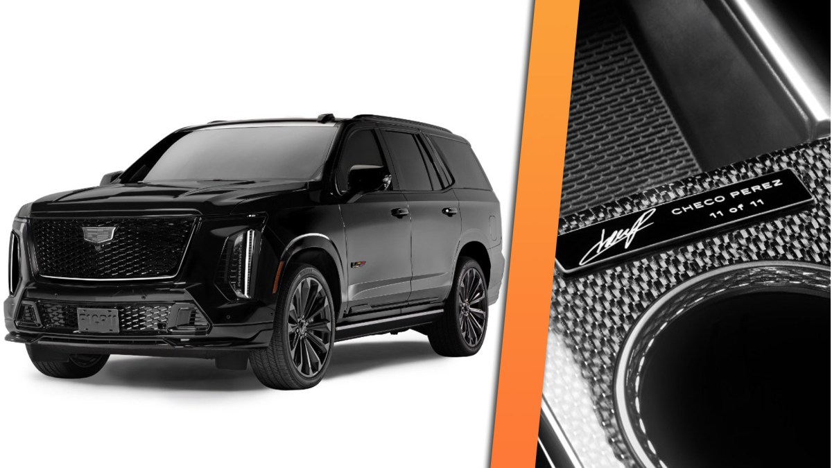 Cadillac F1 Driver Checo Perez Gets a Limited Edition Escalade V Named After Him