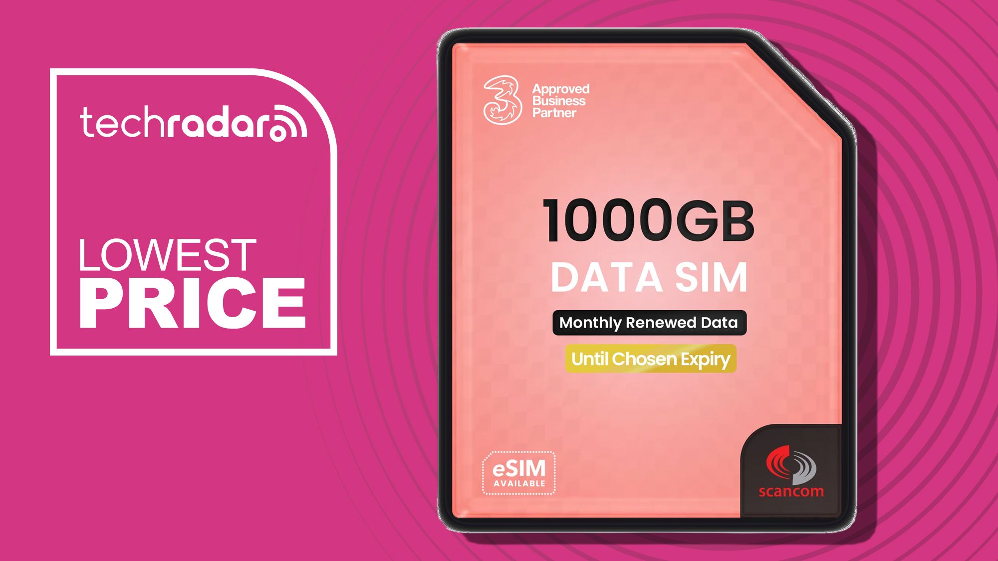 Three’s pre-paid 1000GB business SIM adds Vodafone roaming for £54