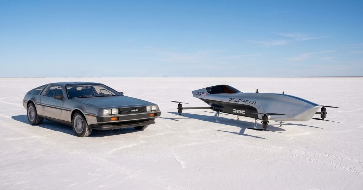 DeLorean may have a flying car in the air before Tesla does [video]