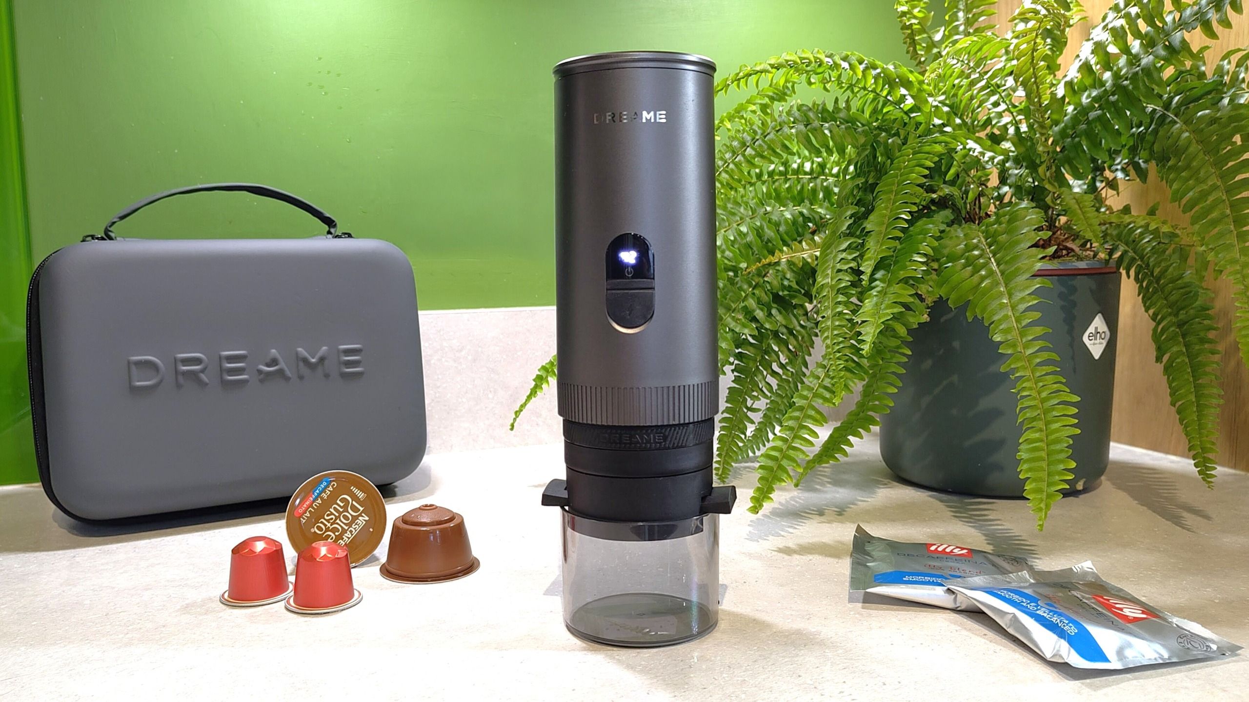 Dreame’s clever self-heating portable espresso machine heats its own water, takes pods or grounds — and looks remarkably like Count Binface