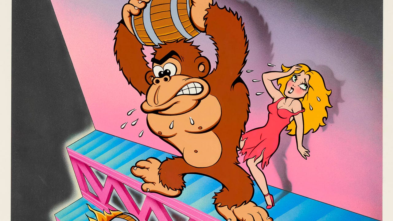 Donkey Kong Poster Becomes Most Expensive Original Video Game Art Ever Sold at Auction for Record-Breaking $329,400