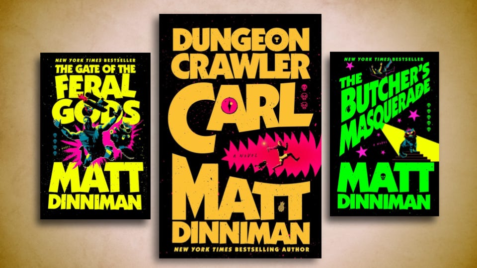 The Dungeon Crawler Carl Hardcover Books Are Deeply Discounted in Amazon’s Buy 2, Get 1 Free Sale
