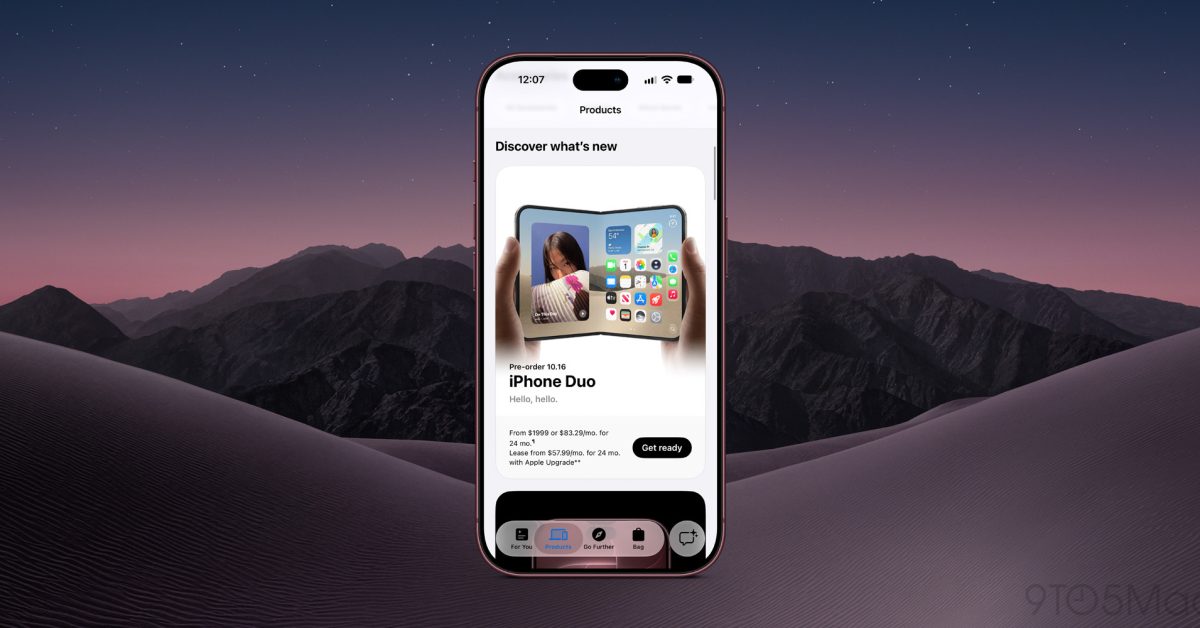 You can now start the iPhone Duo pre-order process – 9to5Mac