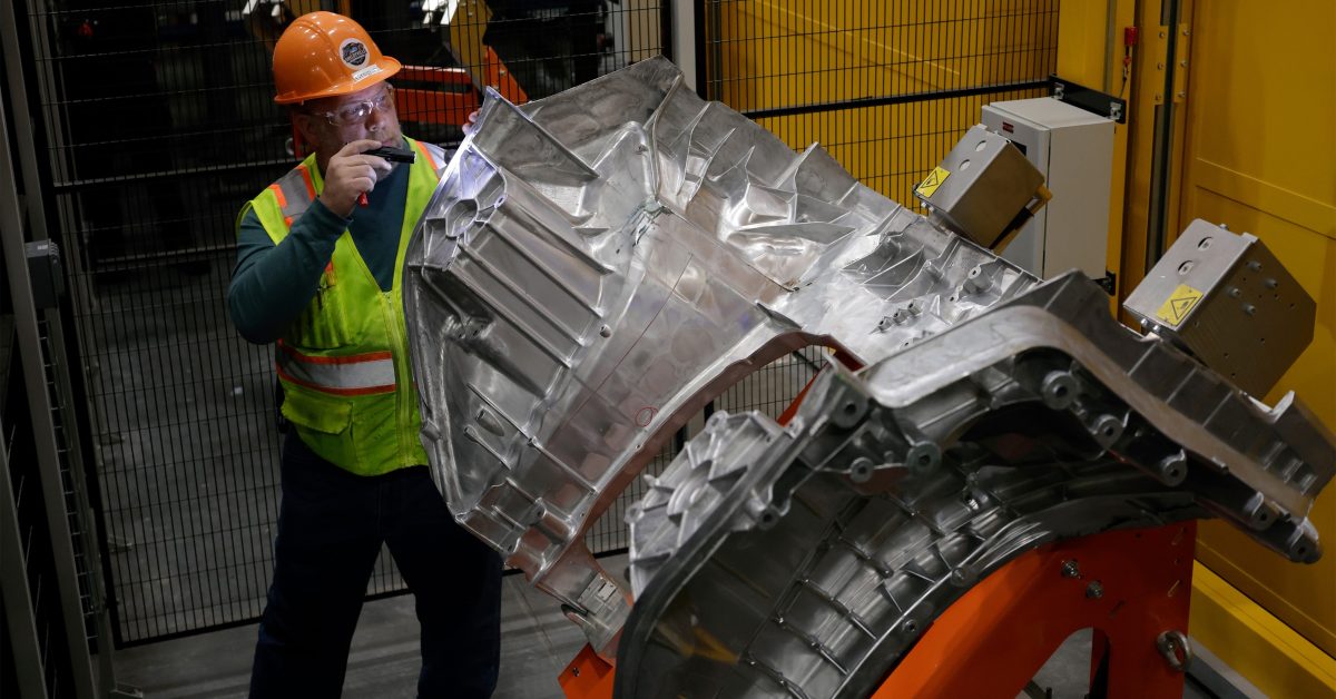 Ford casts 5,000 ‘unicastings’ for Fathom EV truck in Tesla-style shift