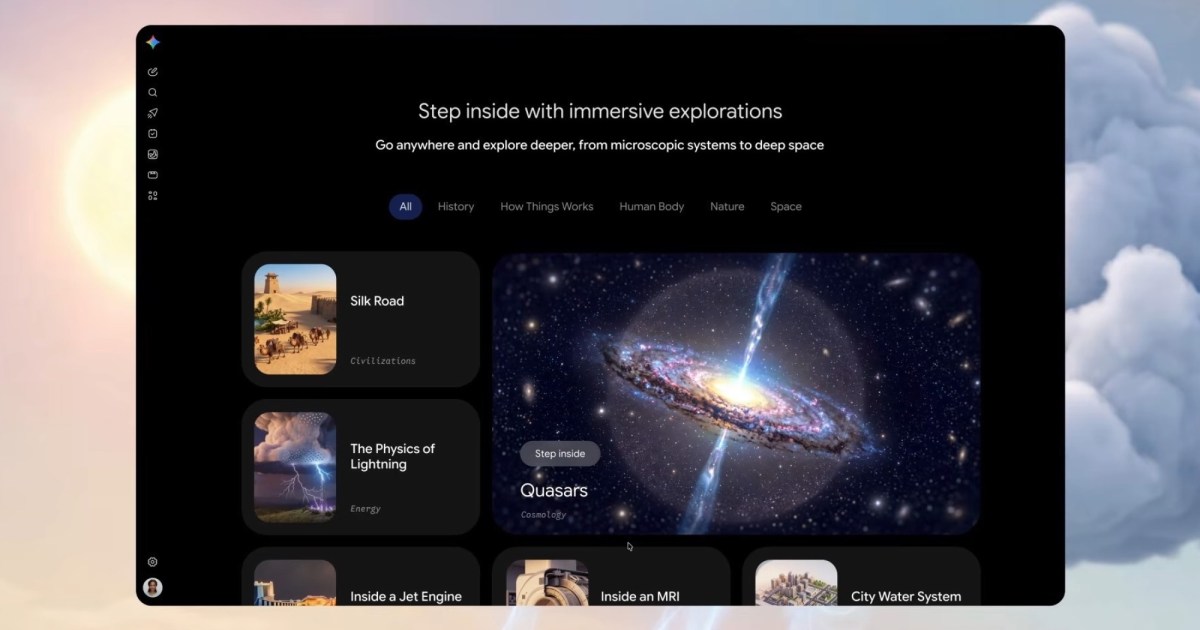 Google’s Gemini can now make complex topics more fun with new interactive learning feature