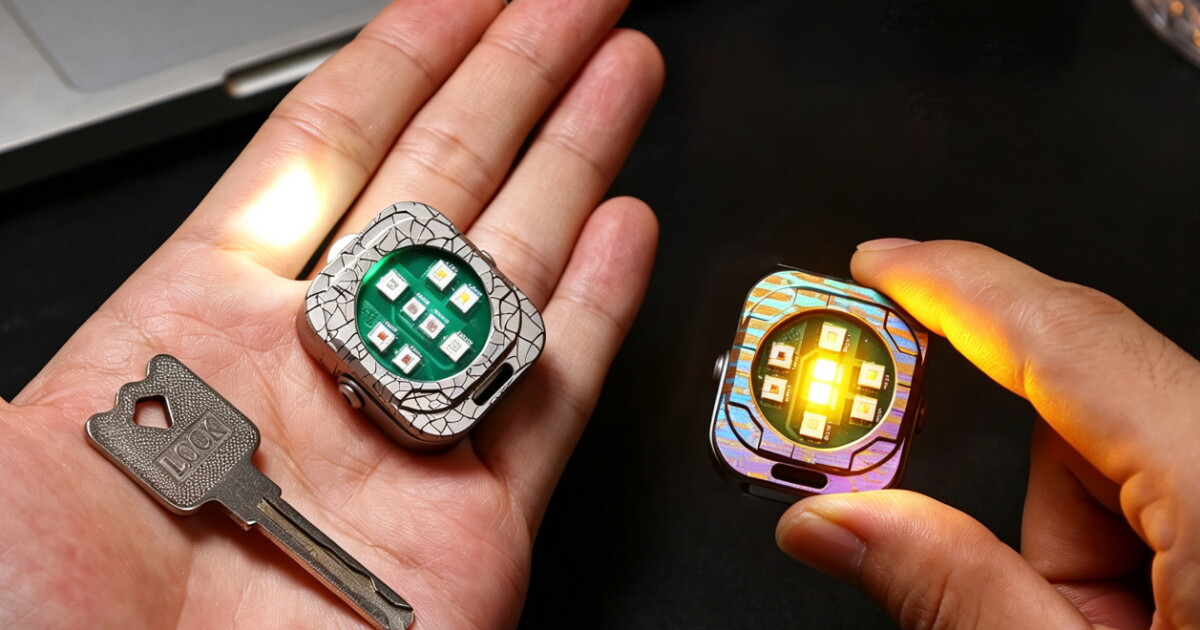 Coin-sized titanium flashlight improves on the original EDC must-have