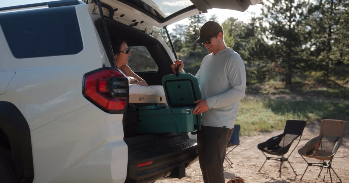 Slimmed cooler is flat enough to sleep atop at camp or tiny home