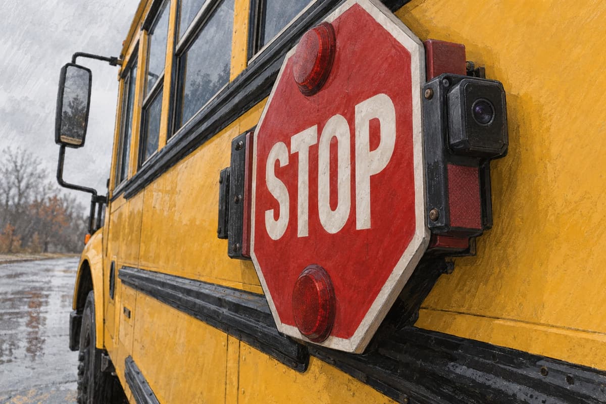 North Kingstown Bus Cameras: Stop-Arm Referrals Are Manual