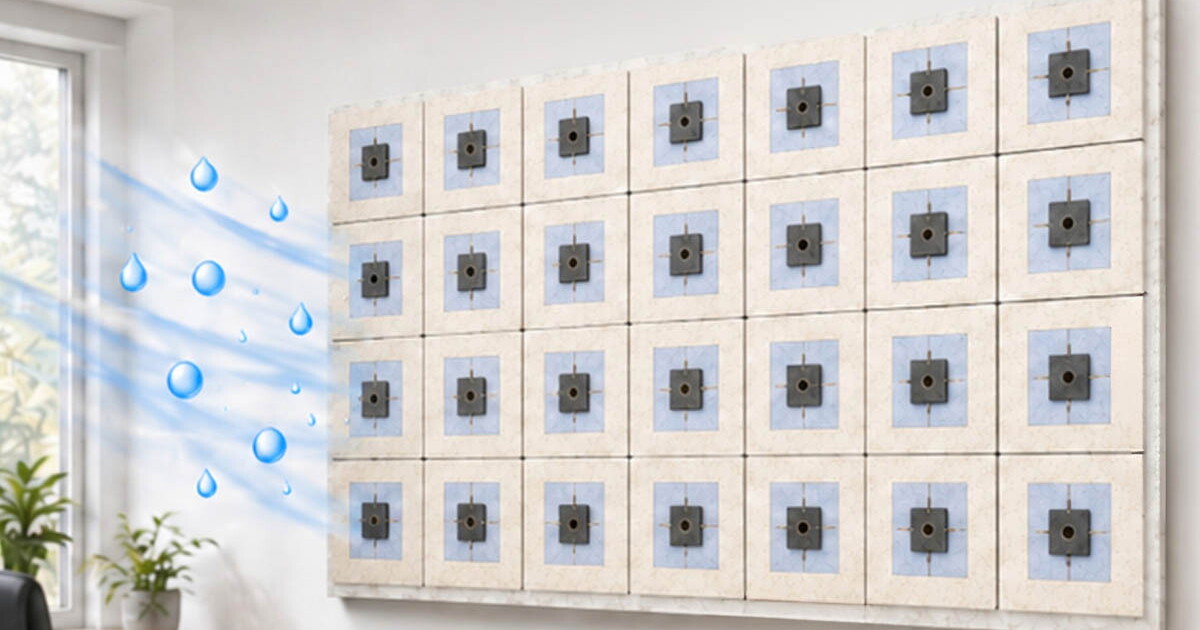 Smart wallpaper turns your wall into a small indoor powerplant