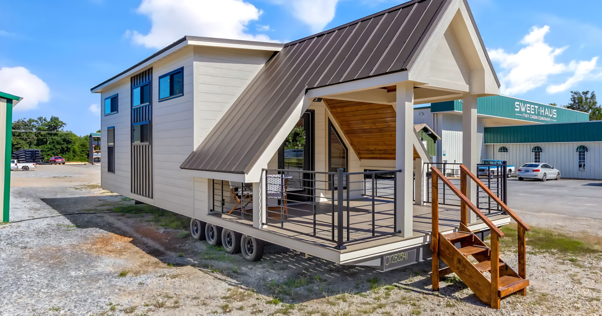 Extra-wide tiny house embraces comfortable living on wheels