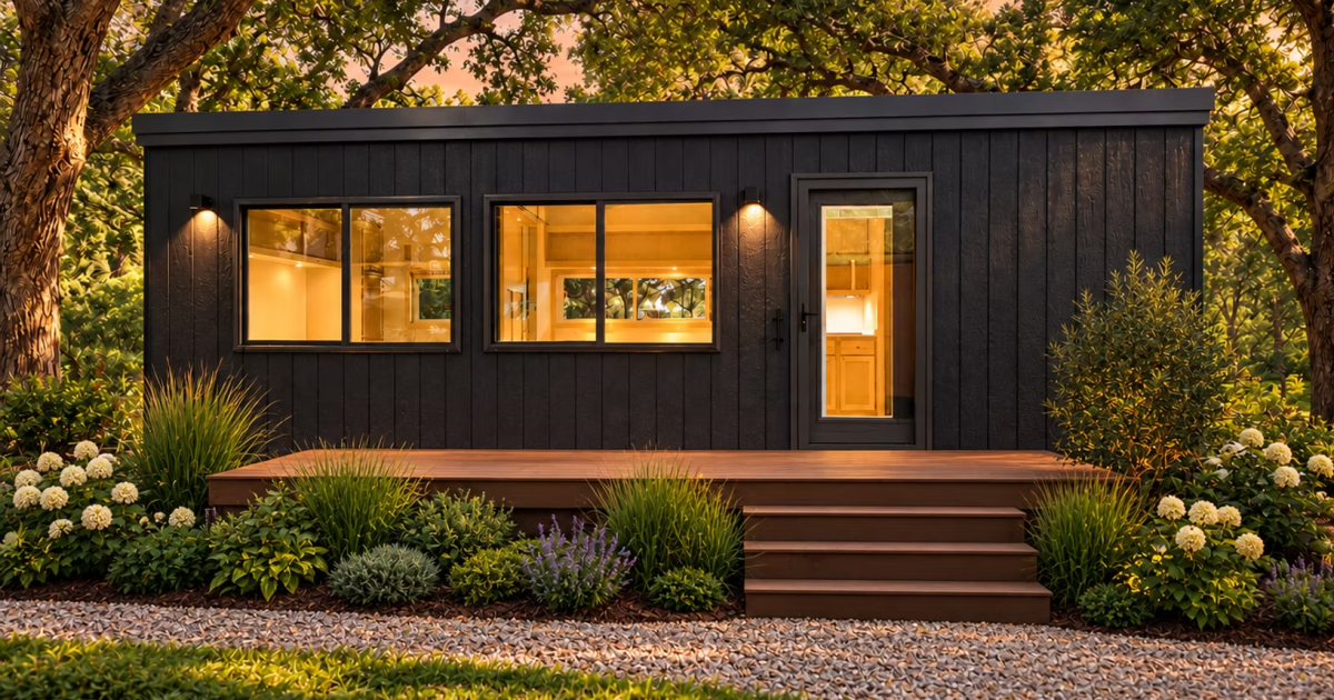 Tiny house skips the squeeze to provide comfort in a compact package