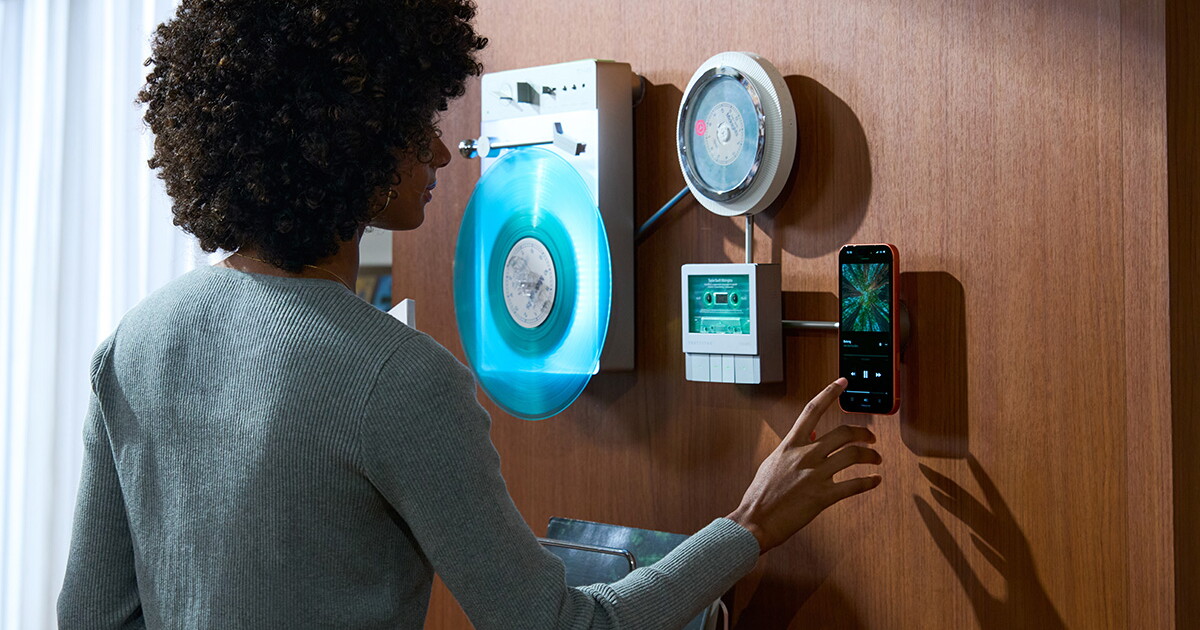 Vinyl and cassette system doubles as sick wall decor in your home