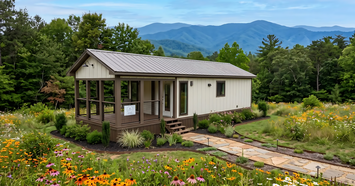 Extra-wide tiny house embraces spacious loft-free living