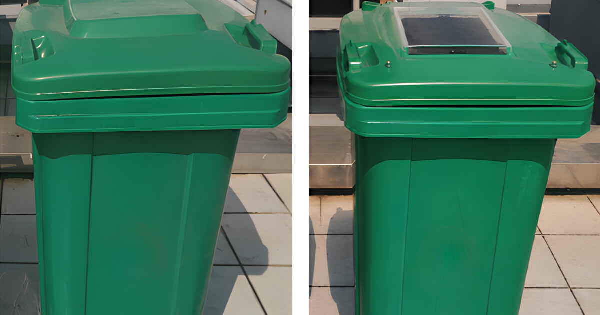 Sun-activated insert sucks the stink out of hot garbage
