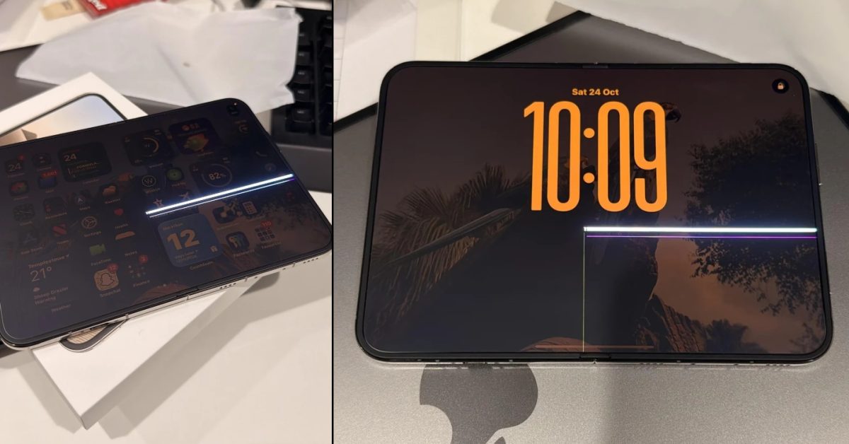Some iPhone Duo displays are cracking, seemingly all in the same way – 9to5Mac