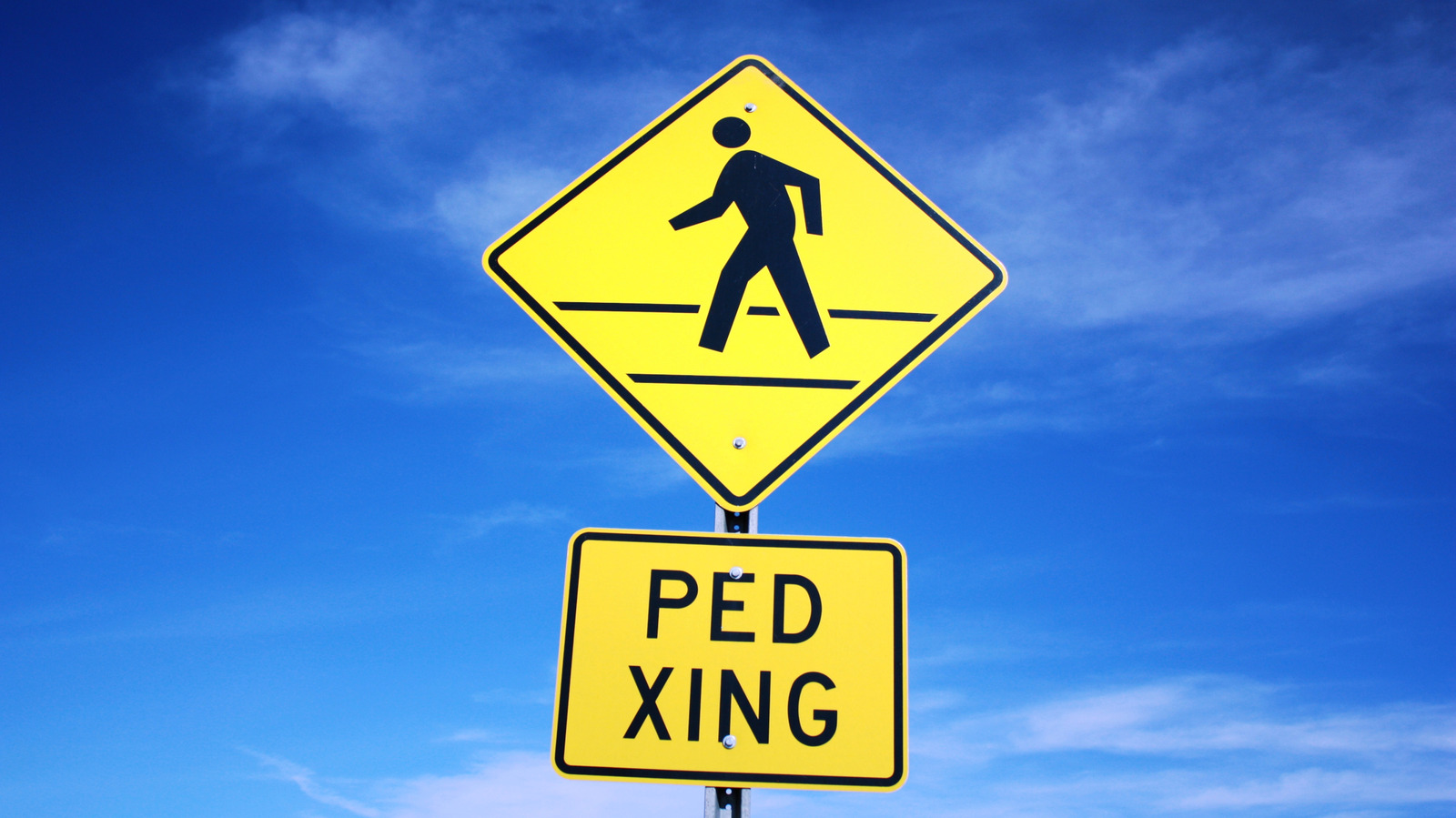What Does ‘Ped Xing’ Mean On A Road Sign? – SlashGear