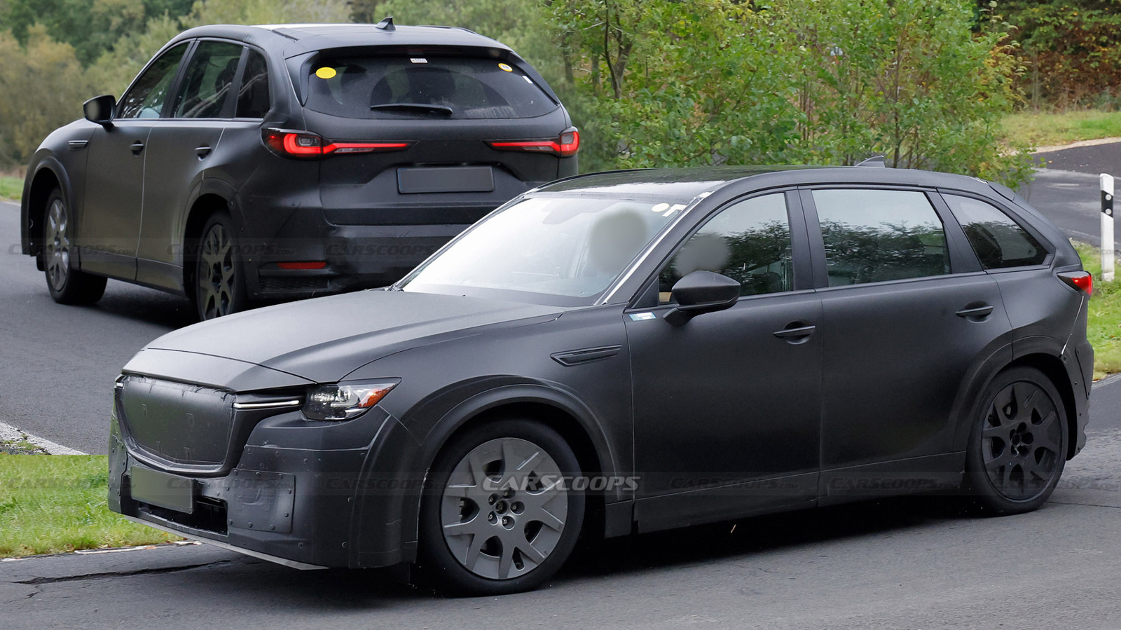 Mazda’s Future EV Is Hiding Under A Chopped CX-90 Body – CarScoops
