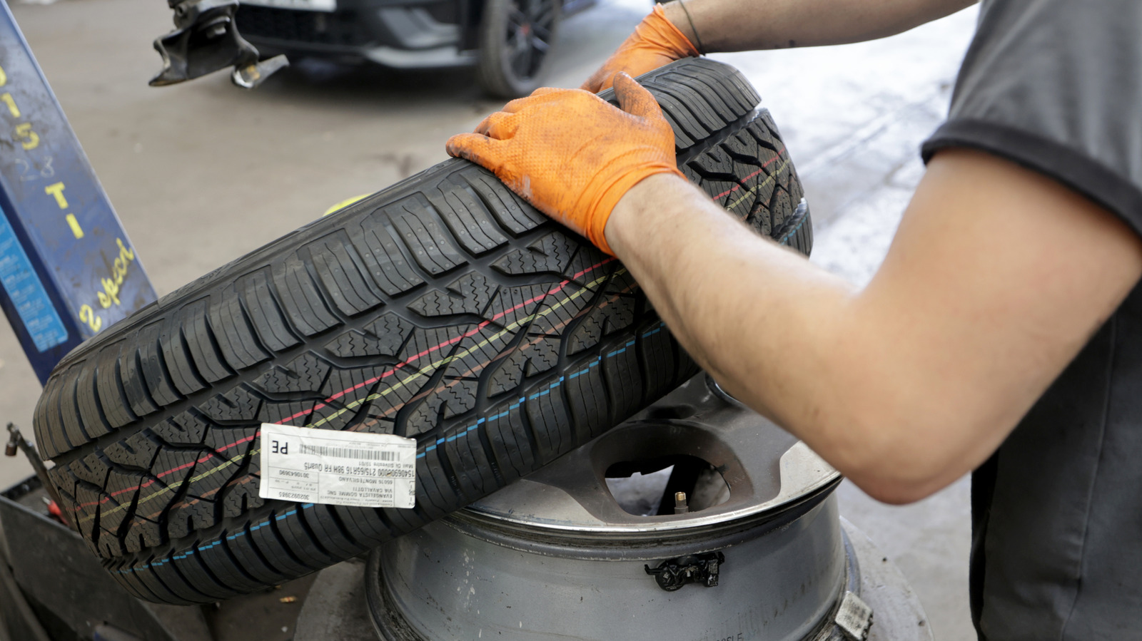 The Reason New Tires Have Colored Stripes On The Tread – CarScoops