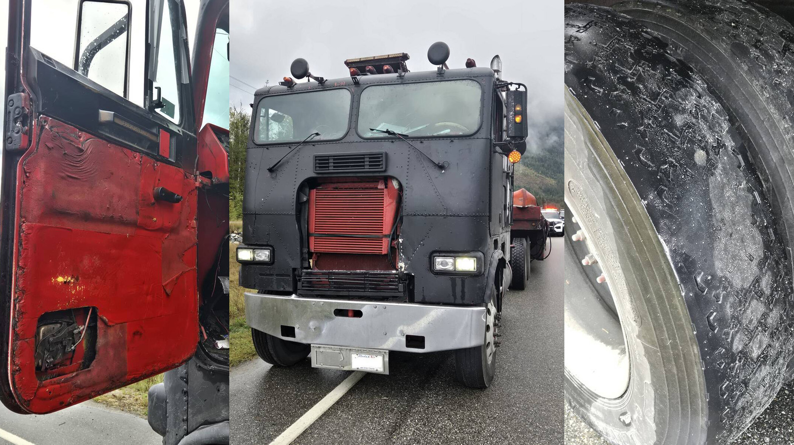 Police Found A Semitruck Held Together With Ratchet Straps—And A Toddler Without A Seat Belt – CarScoops
