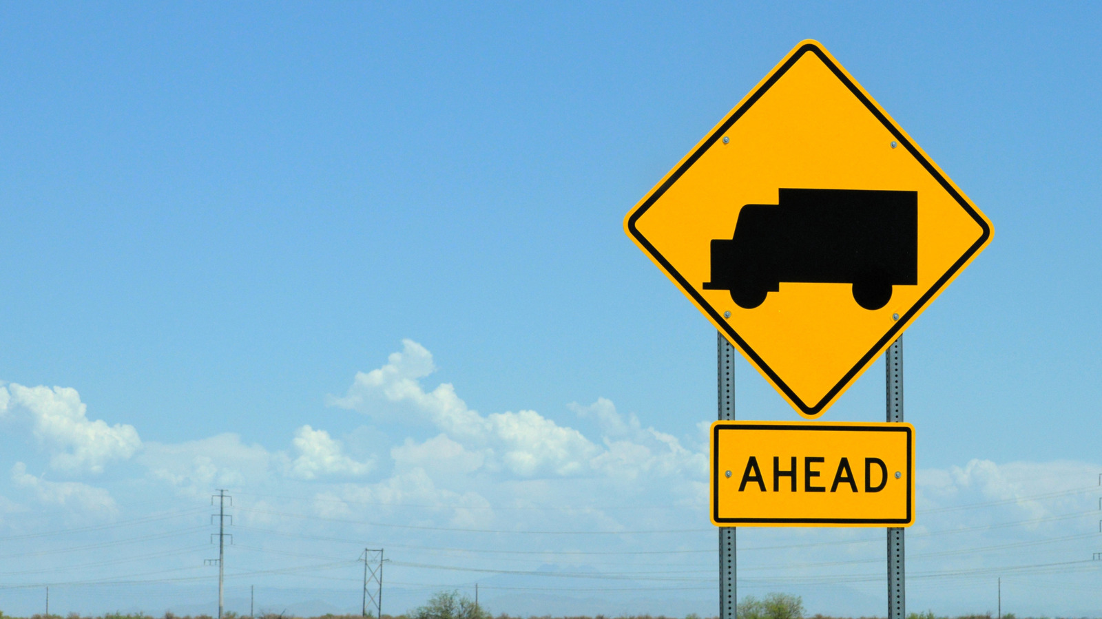 What Does A Yellow Road Sign With Just A Truck On It Mean? – SlashGear