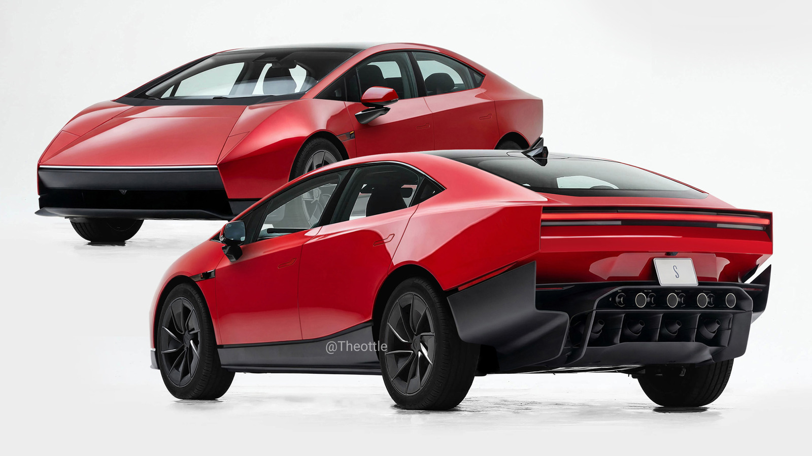 Should The Tesla Roadster Spawn A Lamborghini-Style Sedan? – CarScoops
