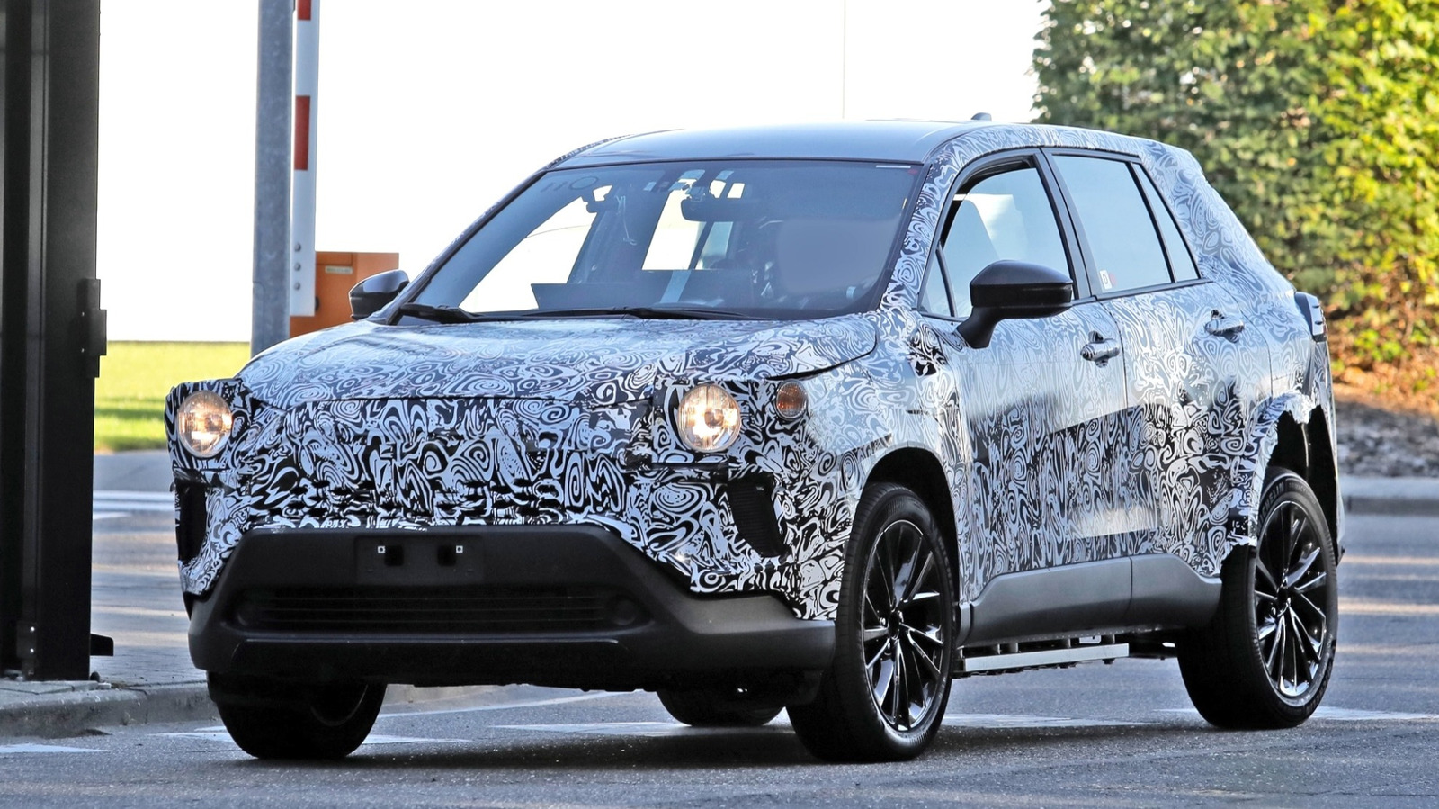 Toyota’s Next Electric SUV Is Hiding Under This Sliced And Diced Corolla Cross – CarScoops