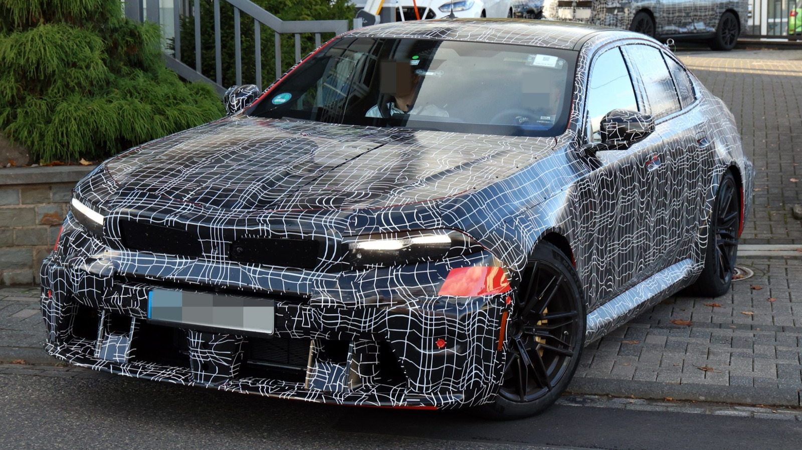 Facelifted BMW M5 Shows Off Its Production Lights, But In The Wrong Color – CarScoops