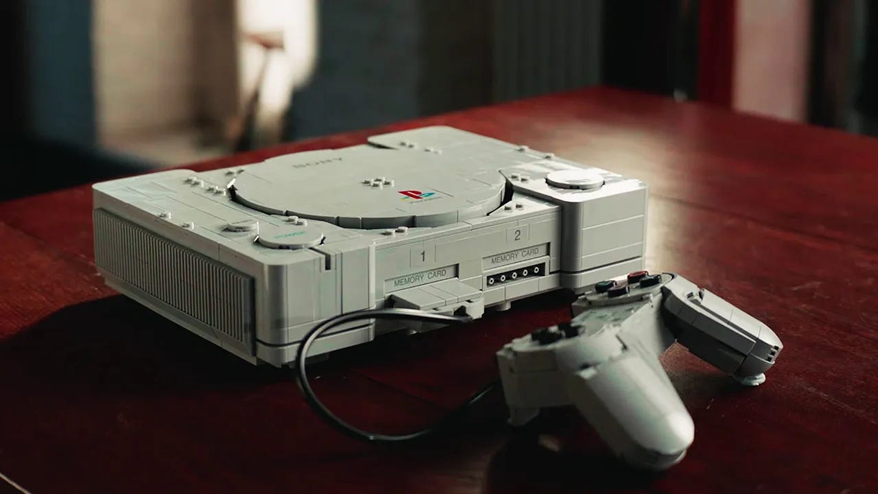 We Build LEGO PlayStation, a Near 1:1 Scale Replica of Sony’s Original Game Console
