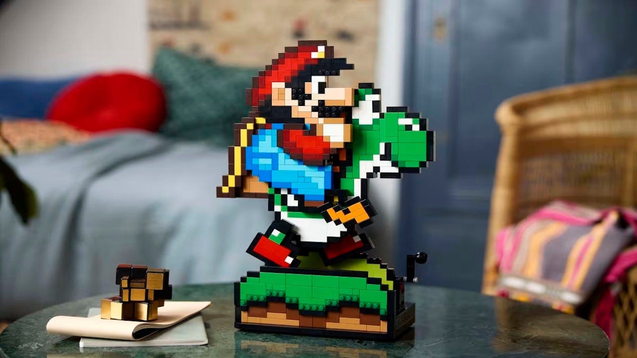 The Possibly Retired LEGO Super Mario World: Mario & Yoshi Drops to Its Lowest Price Ever for Prime Day