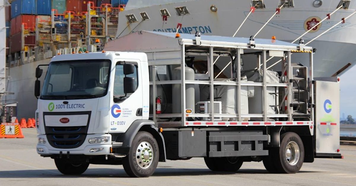 Electric trucks meet hydro power at one of Canada’s busiest ports