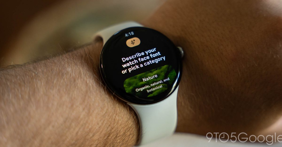 Pixel Watch 4 update adds Google’s AI watch face generator, more