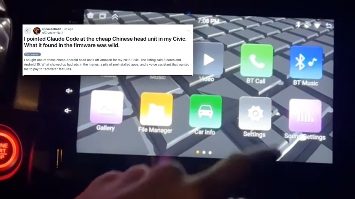 Cheap Aftermarket Car Screens Are Loaded With Spyware, By the Way