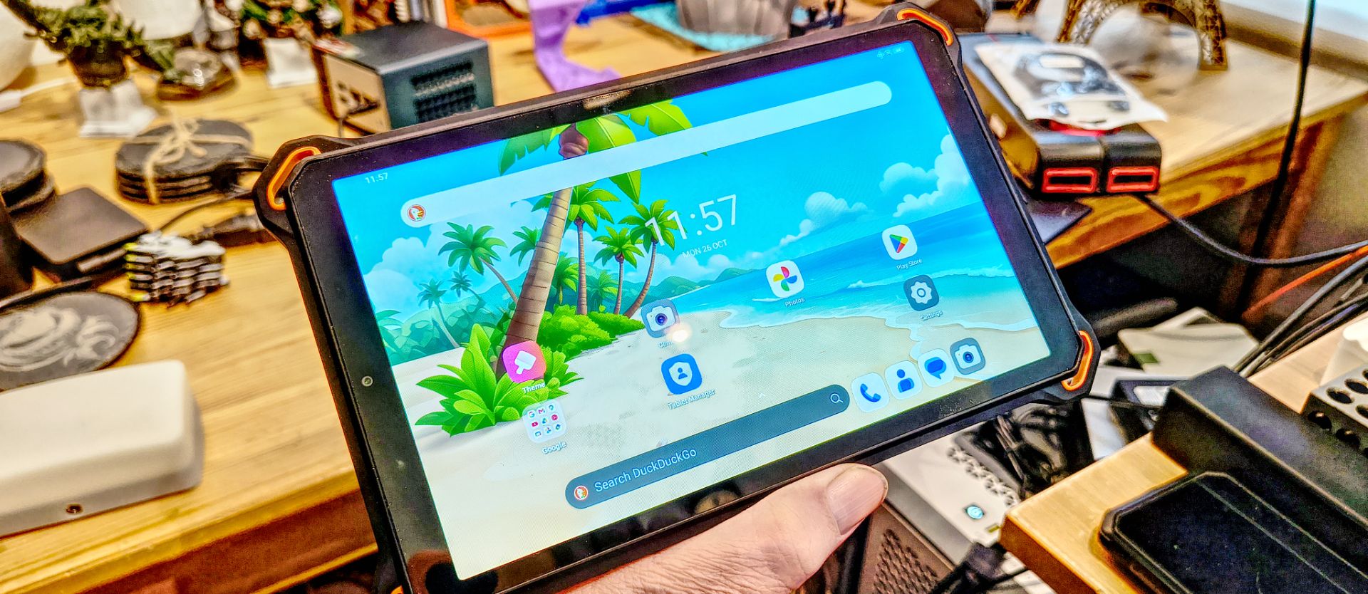 The AGM Pad P3 is a rugged tablet you can actually hold in one hand