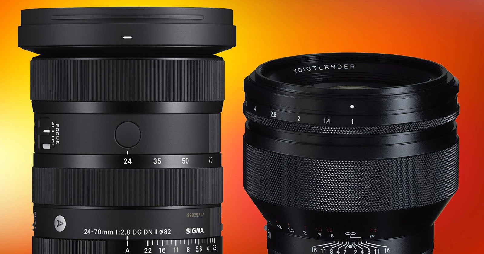 Save Big on Sigma and Voigtländer E-Mount Lenses
