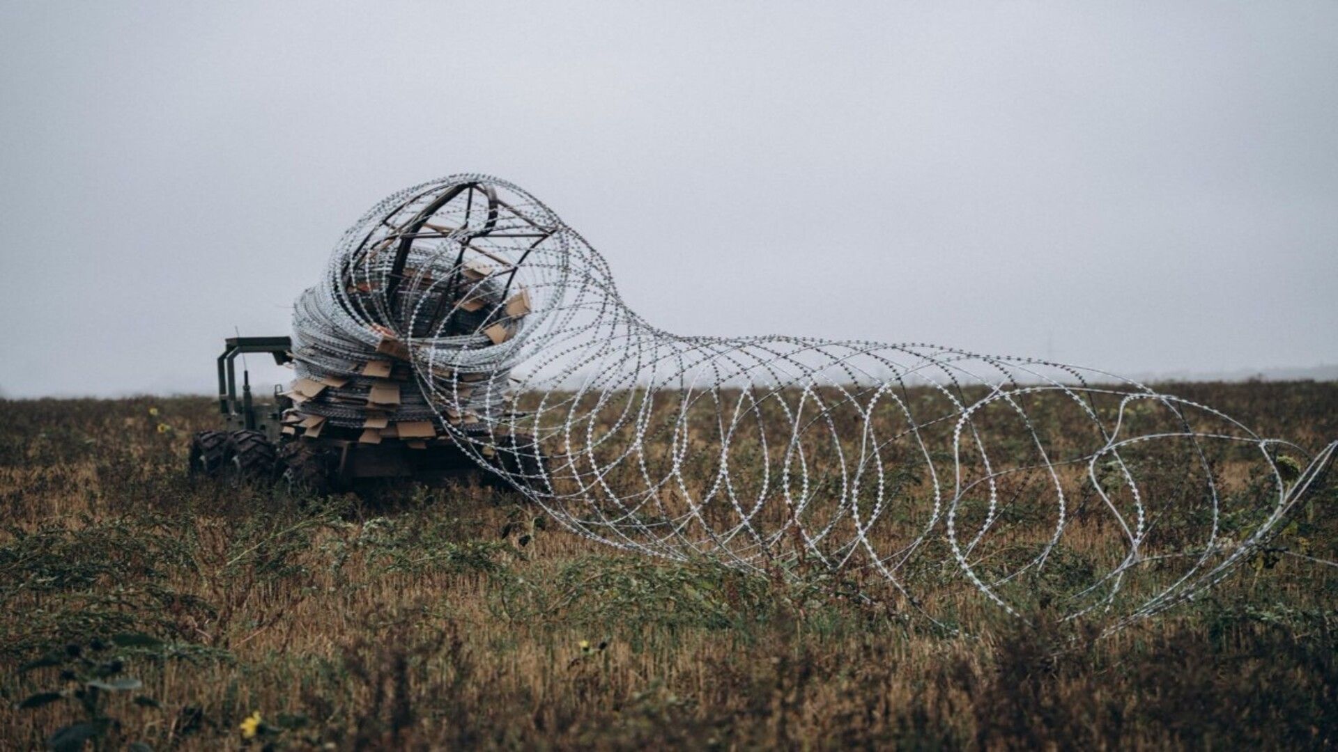 Ukraine uses new unspooling ground drones for dangerous frontline wire work