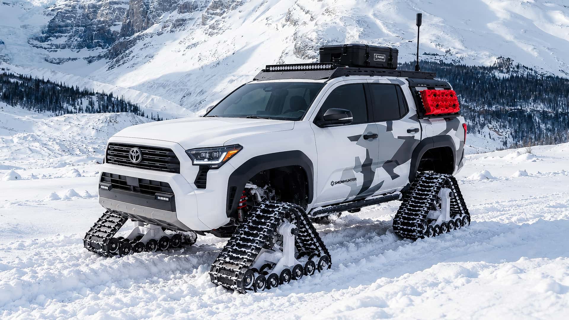 Toyota Put Snow Tracks On Five Of Its Trucks and SUVs. Because Why Not?