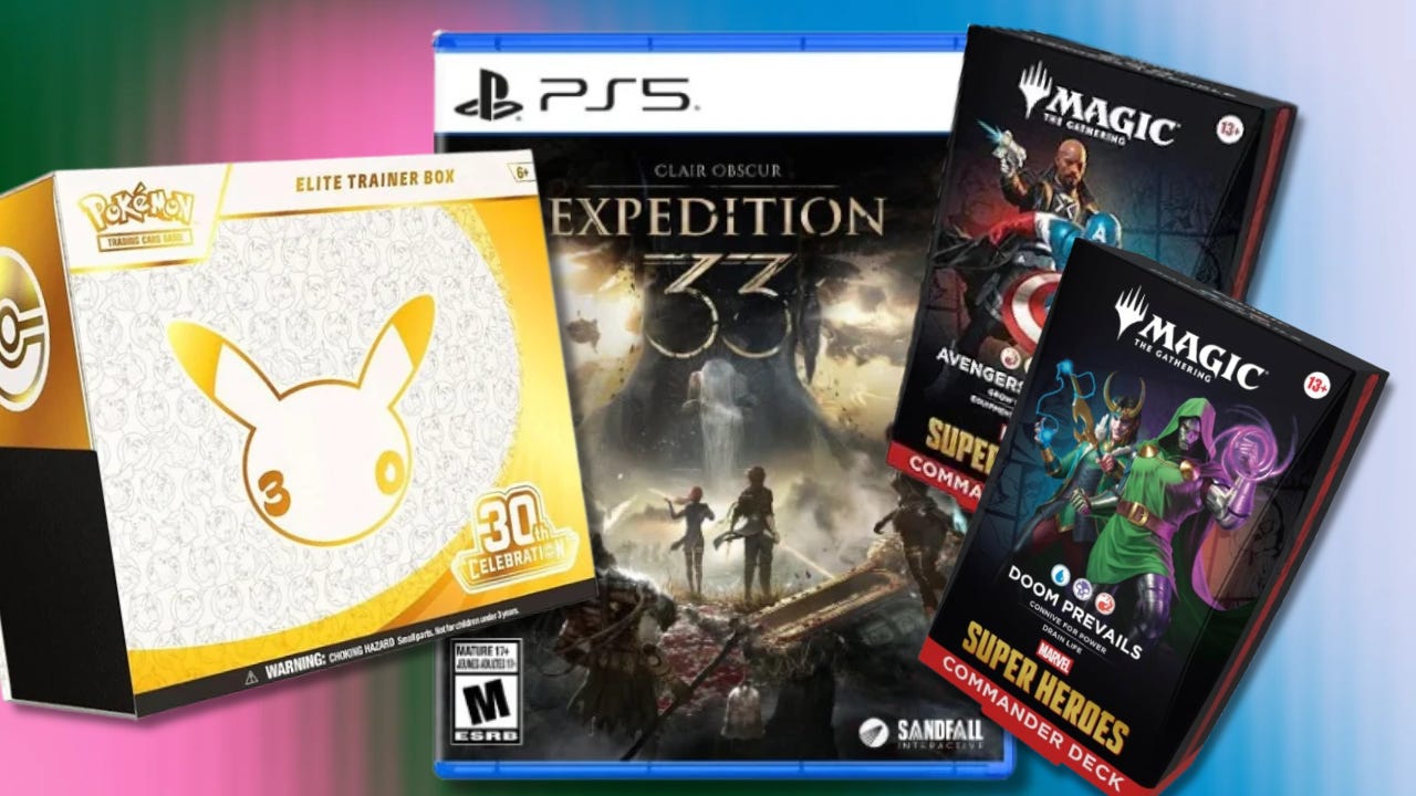 Today’s Top Deals From IGN: $100 Nintendo, PS, & Xbox Gift Cards, Clair Obscur: Expedition 33, and MTG x Marvel Commander Decks