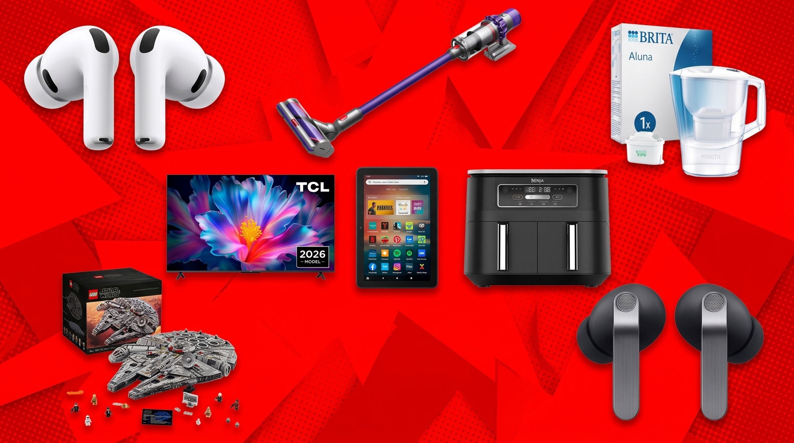 I’ve rounded up 18 of the best deals from the latest Argos Big Red sale —save up to 50% on appliances, TVs, laptops, headphones, toys, and more tech