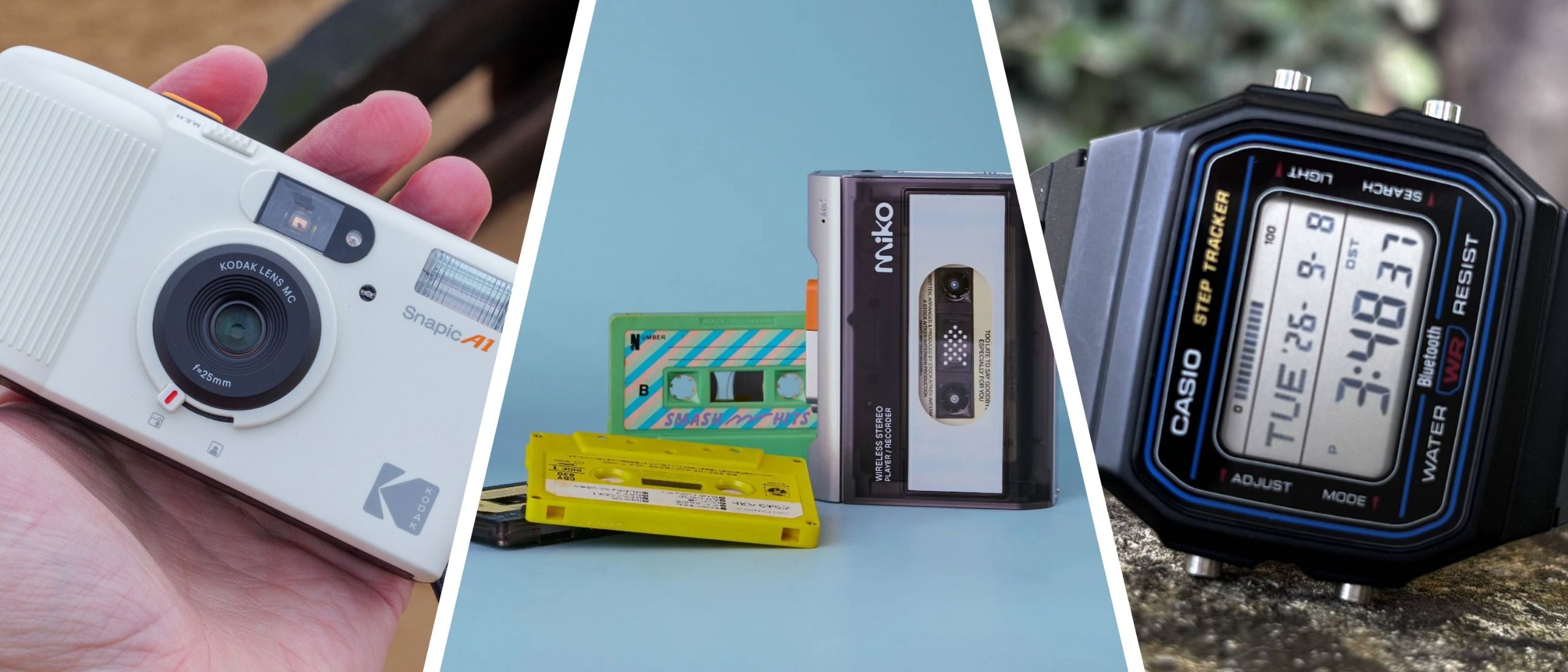 10 of the coolest retro gadgets we’ve spotted this year — from film cameras to home phones and cassette players
